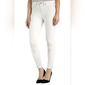 *sold* Paige Ivory Embroidered Jeans